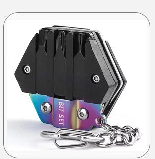 Multifunctional Hexagon Coin Pocket Knife Folding Knife Outdoor Tool / Çok İşlevli Altıgen Madeni Para Cep Bıçağı Katlanır Bıçak Açık Hava Aleti