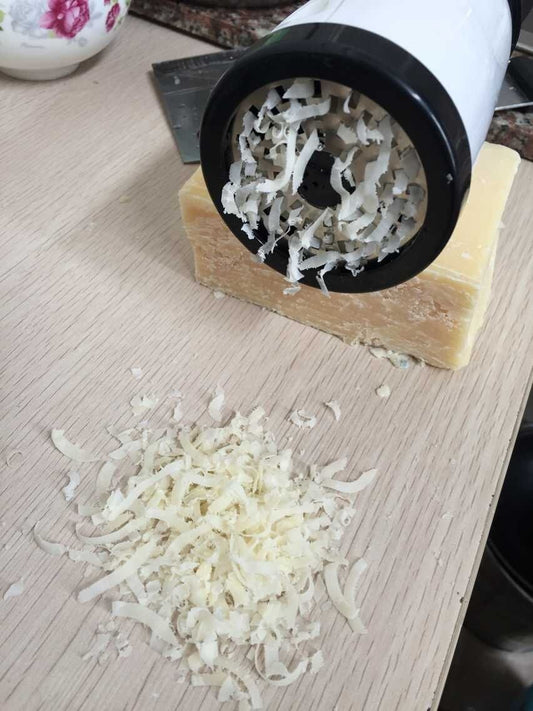 Chop Cheese With A Shredder rende