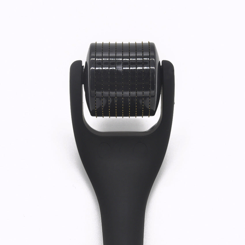 Beard Roller Microneedle Frosted Black Titanium Alloy Needle sakal roller