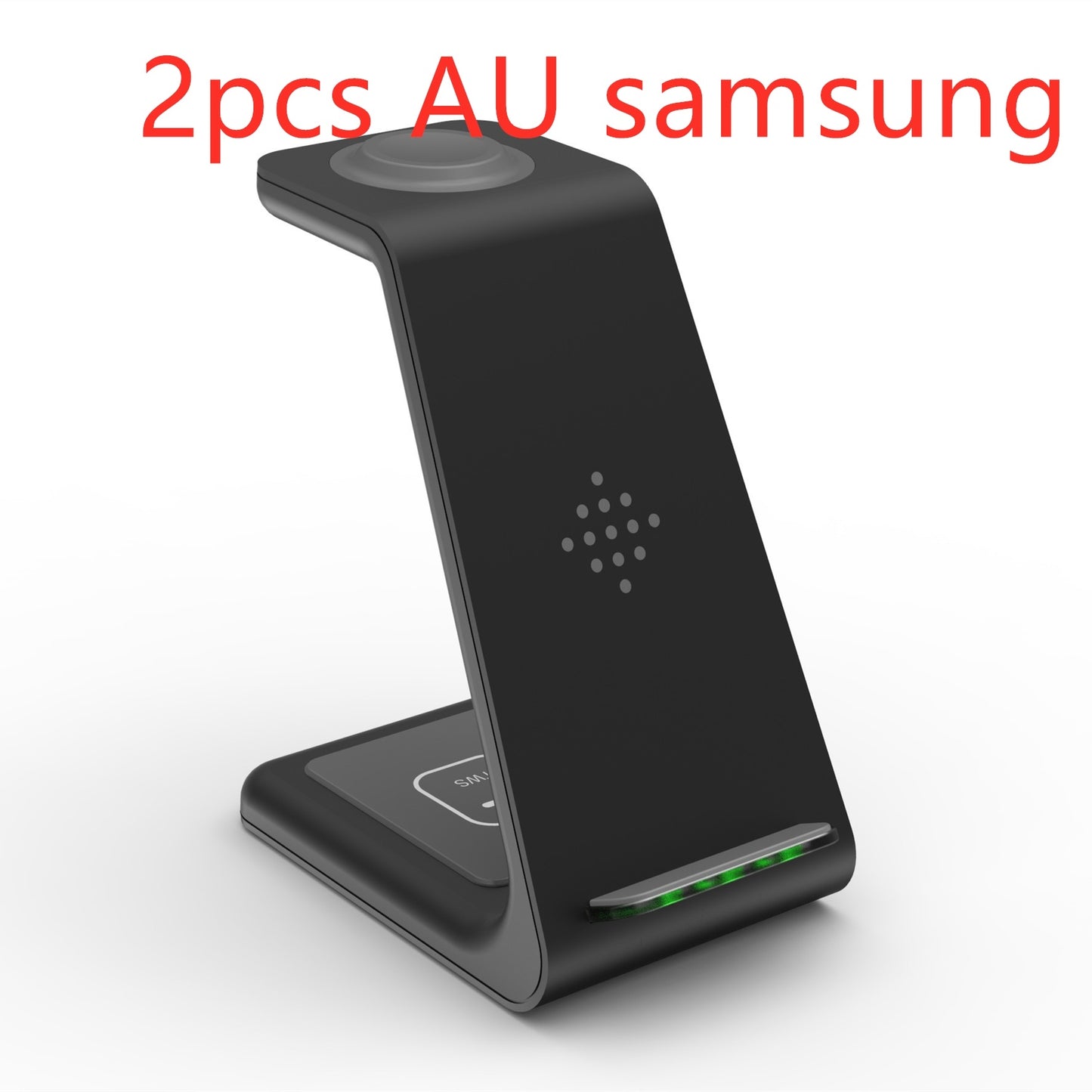 3'ü 1 Arada Hızlı Şarj İstasyonu Kablosuz Şarj Standı Telefon Tutucu İçin Kablosuz Hızlı Şarj Yuvası