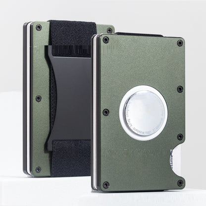 Yeni Tracker Cüzdan Karbon Fiber Metal Halka