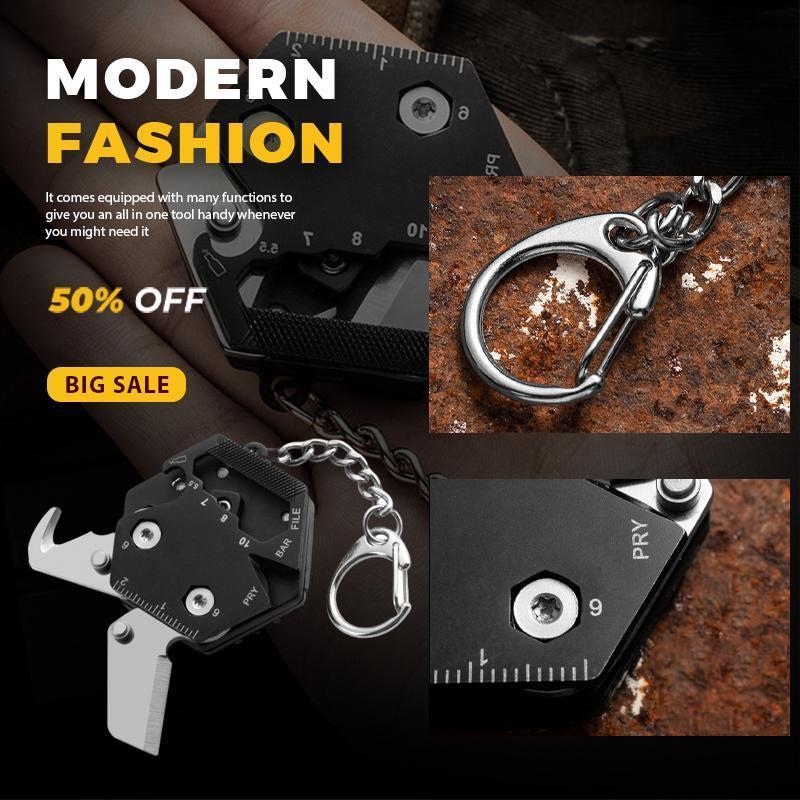 Multifunctional Hexagon Coin Pocket Knife Folding Knife Outdoor Tool / Çok İşlevli Altıgen Madeni Para Cep Bıçağı Katlanır Bıçak Açık Hava Aleti