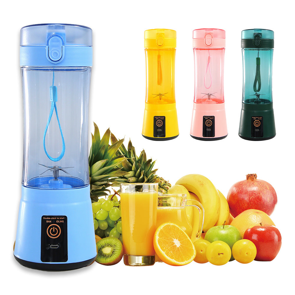Taşınabilir Elektrikli Meyve Sıkacağı Kablosuz USB Şarj Edilebilir Mini Mikser Çok İşlevli Yaz Smoothie Blender Makinesi Mutfak Malzemeleri