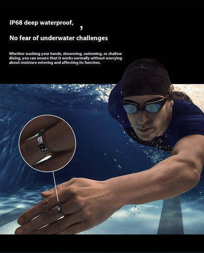 Smart Ring With Display Screen Touch Flip Smart Finger / Ekranlı Dokunmatik Çevirmeli Akıllı Parmaklı Akıllı Yüzük