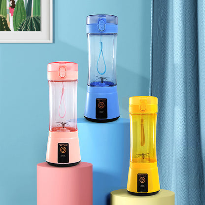 Taşınabilir Elektrikli Meyve Sıkacağı Kablosuz USB Şarj Edilebilir Mini Mikser Çok İşlevli Yaz Smoothie Blender Makinesi Mutfak Malzemeleri