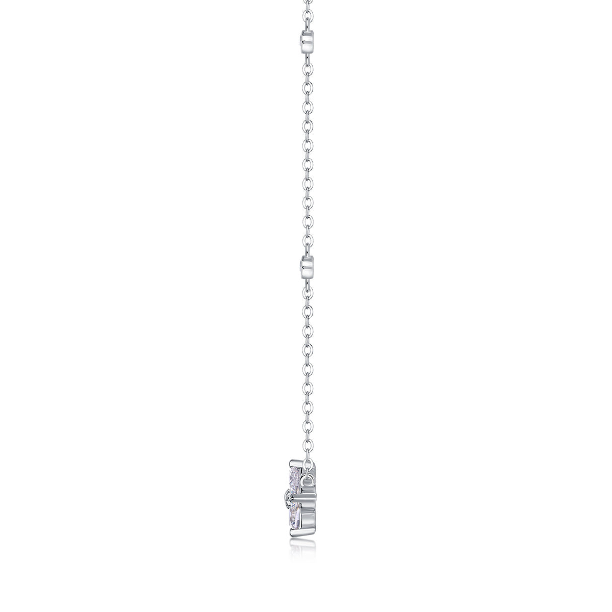 Sweetheart Halo - A Fashionable And Luxurious Diamond Jewelry Pendant Set With 2-carat Moissanite S925 Sterling Silver And Platinum Plating