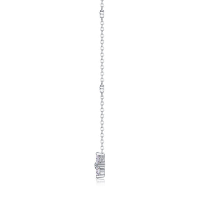 Sweetheart Halo - A Fashionable And Luxurious Diamond Jewelry Pendant Set With 2-carat Moissanite S925 Sterling Silver And Platinum Plating