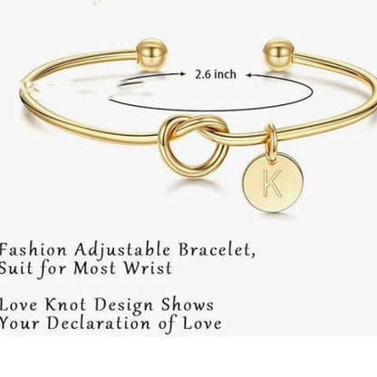 Titanium Steel 26 English Letters Bracelet Diy Love Heart / Titanyum Çelik 26 İngilizce Harfli Bileklik Kendin Yap Aşk Kalbi