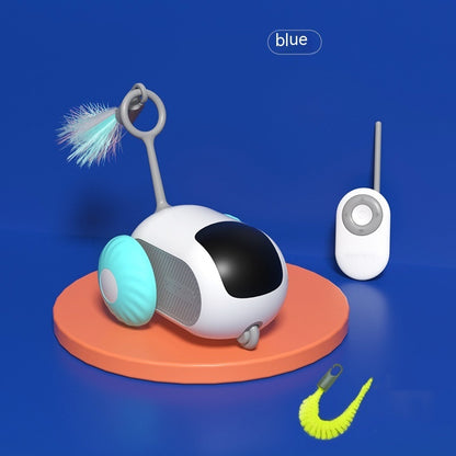 Uzaktan Kumandalı Etkileşimli Kedi Araba Oyuncağı USB Şarjlı Kovalamaca Otomatik Kendiliğinden Hareket Eden Uzaktan Akıllı Kumandalı Araba Etkileşimli Kedi Oyuncağı Evcil Hayvan Ürünleri