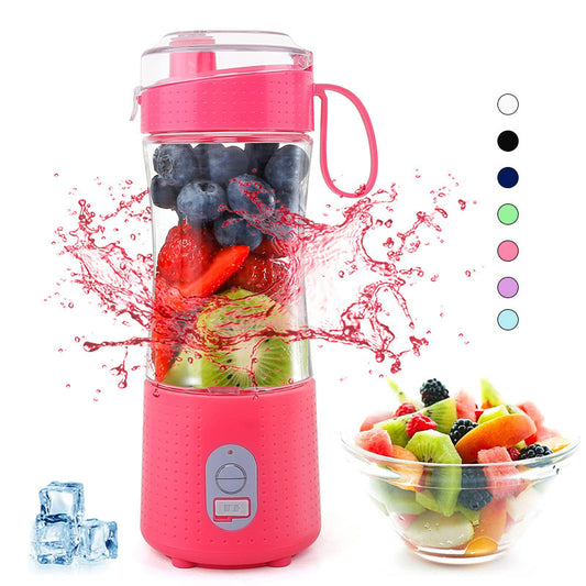 Taşınabilir Shake ve Smoothie Blender Kişisel Boyut Tek Kişilik Seyahat Meyve Sıkacağı Mikser Bardak Şarj Edilebilir USB ile