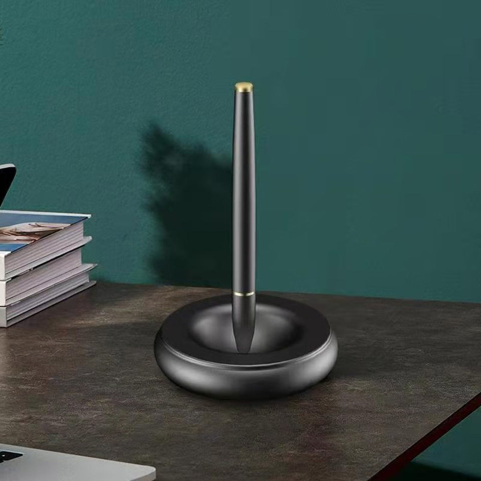 Siyah Teknoloji Manyetik Levitasyonlu Kendinden Destekli Kalem, Üst Düzey İmza Kalemi, Metal Dekorasyon Oyuncağı / Black Technology Magnetic Levitation Self-supporting Pen, High-end Signature Pen, Metal Decoration Toy