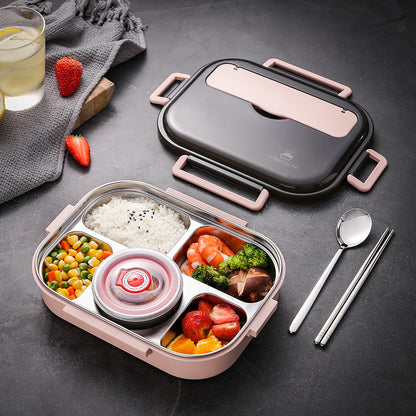 Bento With Meal Separated Children's Lunch Box  / Bento Yemekli Ayrılabilir Çocuk Beslenme Kutusu