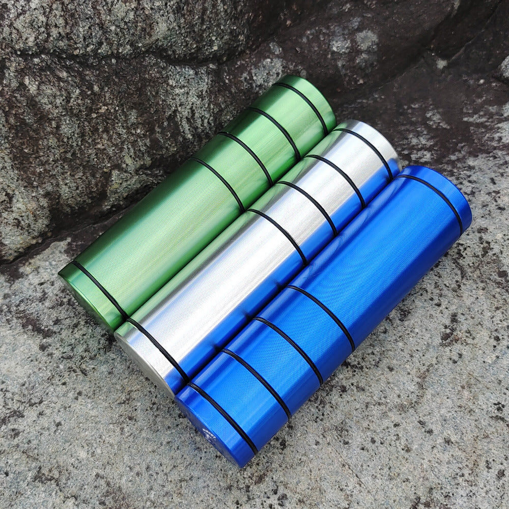 Creative Portable Aluminum Alloy Smoke Grinder Set tütün saklama kokusu