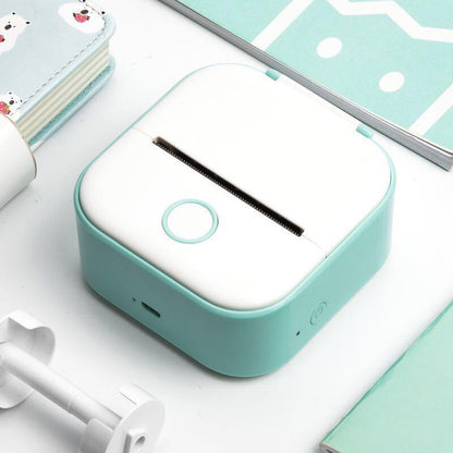 Taşınabilir Mini Termal Etiket Yazıcısı Ev Fotoğraf Yazıcısı Öğrenci Yanlış Soru Yazıcısı Bluetooth Uyumlu Mini Etiket Yazıcısı Fiyat Etiketi