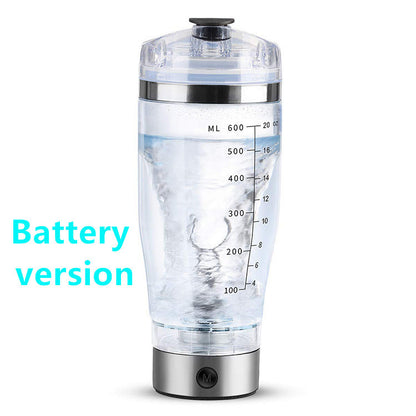 Elektrikli Protein Shake Karıştırıcı USB Shake Şişesi Süt Kahve Blender Su Isıtıcısı Spor ve Fitness Şarjlı Elektrikli Shaker Bardak