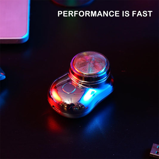 Mini Taşınabilir Yüz Tıraş Makineleri Şarj Edilebilir USB Elektrikli Tıraş Makinesi Islak ve Kuru Ağrısız Küçük Boy Makineli Tıraş Erkekler İçin