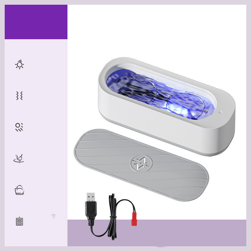 Home Vibration Portable Glasses Cleaning Machine / Ev Tipi Titreşimli Taşınabilir Gözlük Temizleme Makinesi