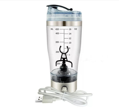 Elektrikli Protein Shake Karıştırıcı USB Shake Şişesi Süt Kahve Blender Su Isıtıcısı Spor ve Fitness Şarjlı Elektrikli Shaker Bardak
