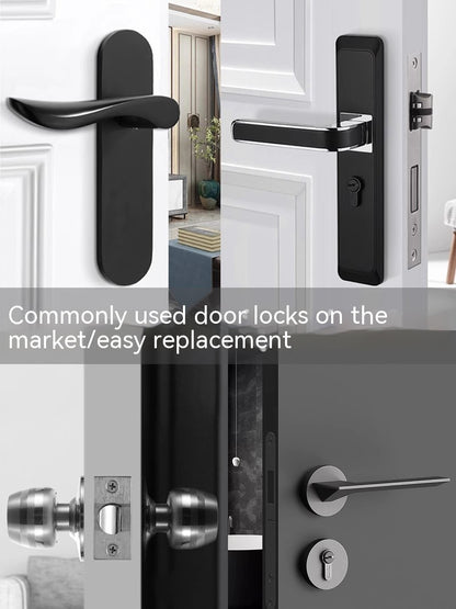 Punch-free Fingerprint Lock Household Wooden Door Smart Lock / Delinmeyen Parmak İzi Kilidi Ev Ahşap Kapı Akıllı Kilidi