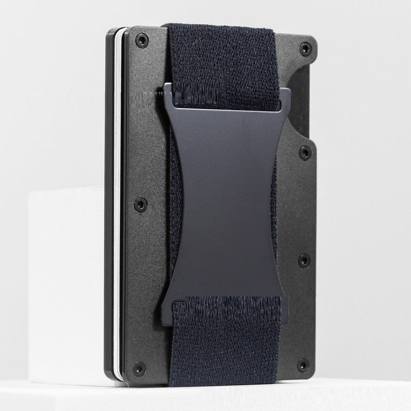 Yeni Tracker Cüzdan Karbon Fiber Metal Halka