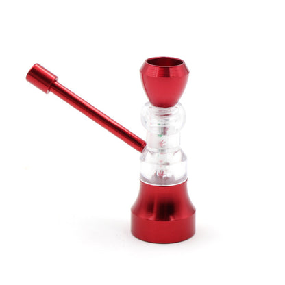 Nargile Metal Transparent And Creative Tobacco Pipe Exquisite Aluminum Alloy Portable Filter Metal Smoke