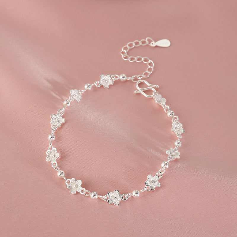Dignified Flowers Bracelet Female All-match And Sweet Design
