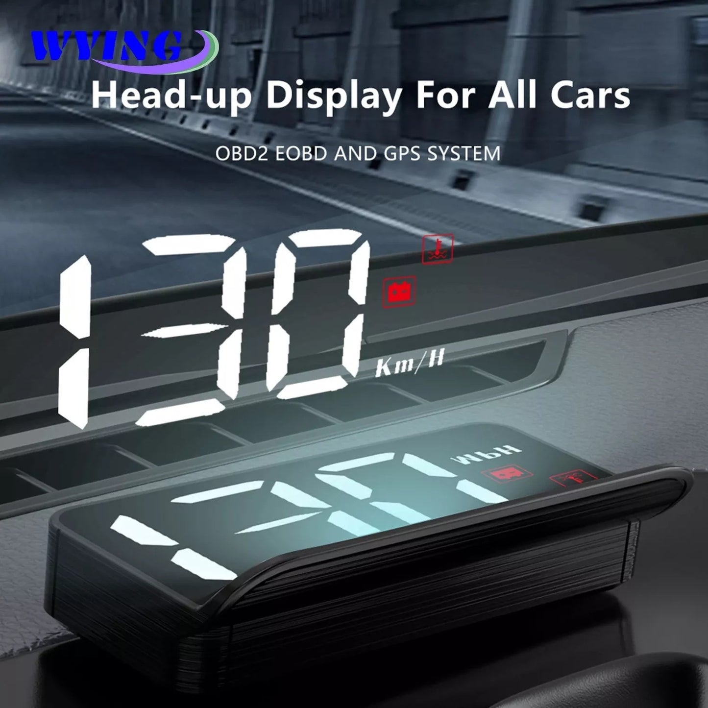 Araba OBD2 GPS Head-Up Display Araba HUD Projektör Ekranı