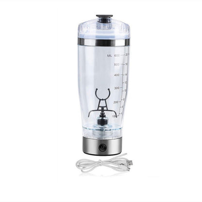 Elektrikli Protein Shake Karıştırıcı USB Shake Şişesi Süt Kahve Blender Su Isıtıcısı Spor ve Fitness Şarjlı Elektrikli Shaker Bardak