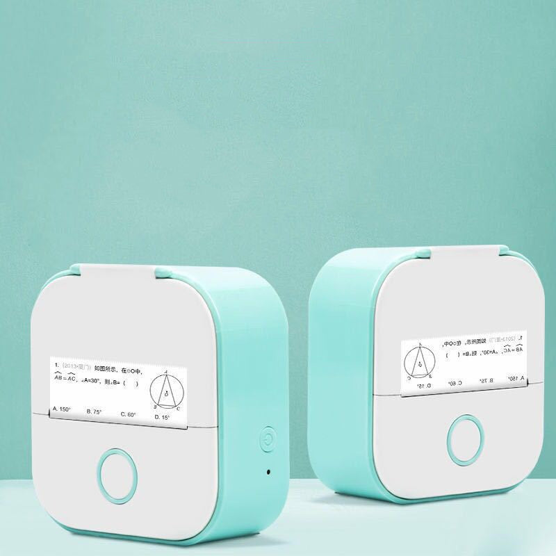 Taşınabilir Mini Termal Etiket Yazıcısı Ev Fotoğraf Yazıcısı Öğrenci Yanlış Soru Yazıcısı Bluetooth Uyumlu Mini Etiket Yazıcısı Fiyat Etiketi