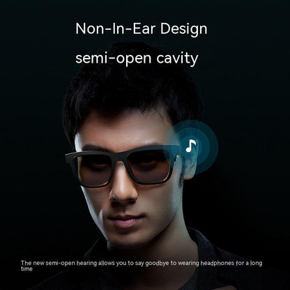 Akıllı Gözlük Siyah Teknoloji Kulaklık Bluetooth Güneş Gözlüğü